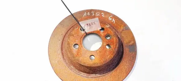 Ford Mondeo MK IV Rear brake disc neventiliuojamas