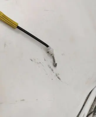 Rear door cable line
