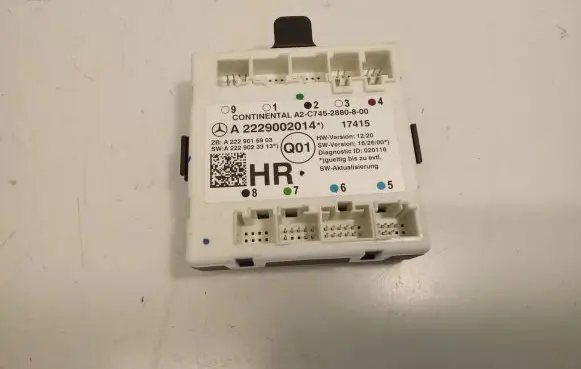 Mercedes-Benz GLC C253 Door control unit/module A2229002014 A2229015903 A2229023313