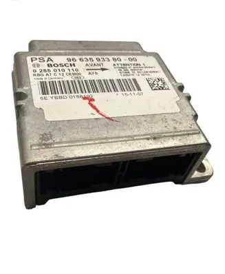 Peugeot 207 Airbag control unit/module 9663593380 0285010110 0245010110