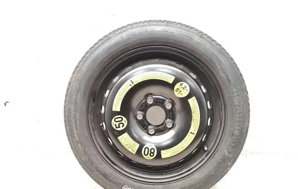 Mercedes-Benz E AMG W212 R17 spare wheel 2124000002 4JX17