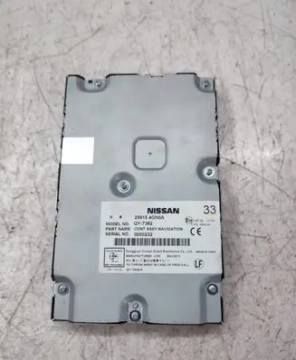 Infiniti Q50 GPS navigation control unit/module 259154GN0A