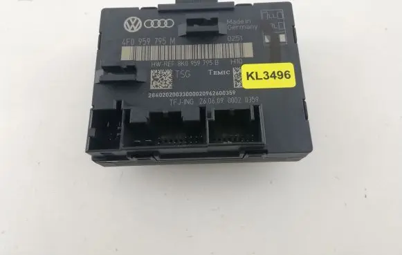 Audi A6 S6 C6 4F Door control unit/module 4F0959795M 8K0959795B