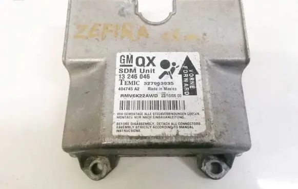 Opel Zafira B Airbag control unit/module 13246046 404745