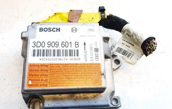 Volkswagen Touareg I Airbag control unit/module 3d0909601b 0285001472
