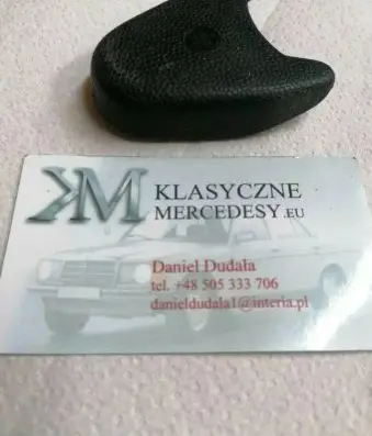 Mercedes-Benz W123 Seat belt trim 0008680430