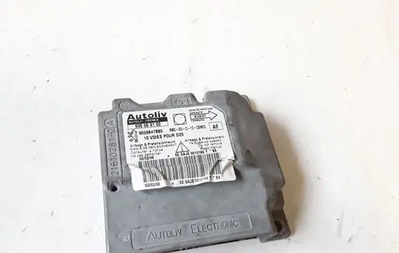 Peugeot 407 Airbag control unit/module 9659847880 606563100 216102810A