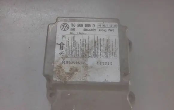Volkswagen PASSAT B6 Airbag control unit/module 1T0909605D 5WK43828 02H021S0100