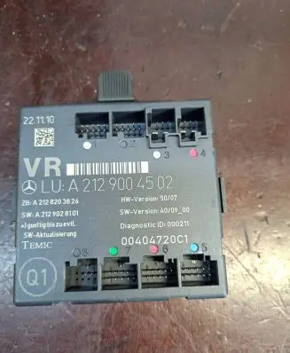 Mercedes-Benz C W204 Door control unit/module A2128203826 A2129028101 A2129004502