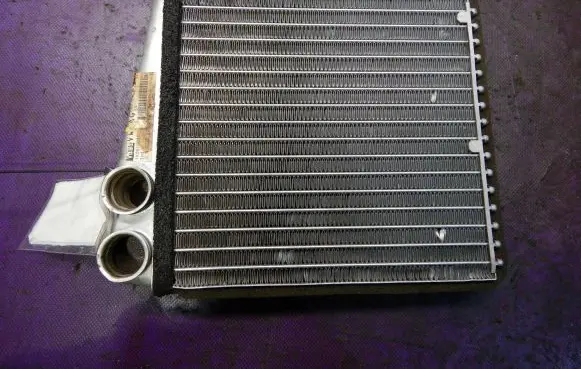 Heater blower radiator
