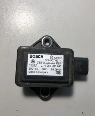 Audi A4 S4 B6 8E 8H ESP acceleration yaw rate sensor 8E0907637A