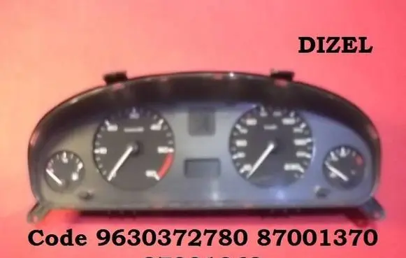 Peugeot 406 Speedometer (instrument cluster) 9630372780 87001370 87001369