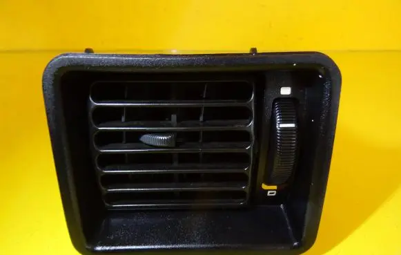 Dashboard air vent grill cover trim