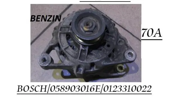 Audi A3 S3 8L Generator/alternator 058903016 0123310022