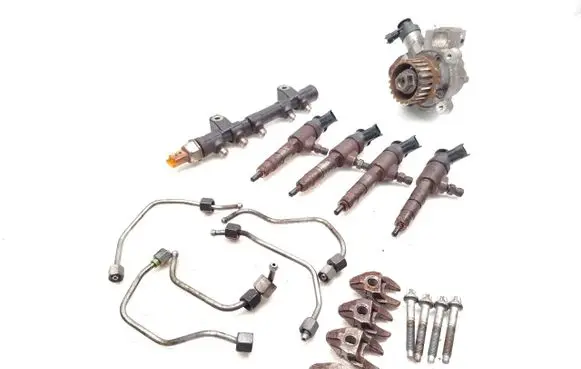Peugeot 208 I Fuel injection system set 9811347380 0445010739 0445110566