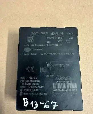 Keyless (KESSY) go control unit/module