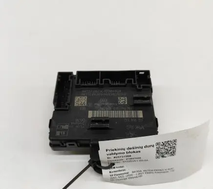 Skoda Enyaq iV Door control unit/module 1EB959592 P10527953