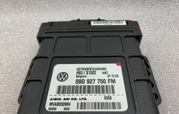 Porsche Cayenne (9PA) Gearbox control unit/module 09D927750FM H637S1002 MVAB000984