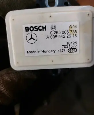 Mercedes-Benz E W212 ESP acceleration yaw rate sensor 0265005735 7031572 A0055422618