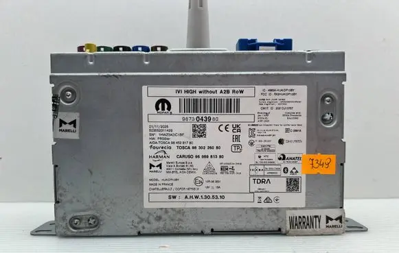 Peugeot Partner Radio/CD/DVD/GPS head unit 9873043980