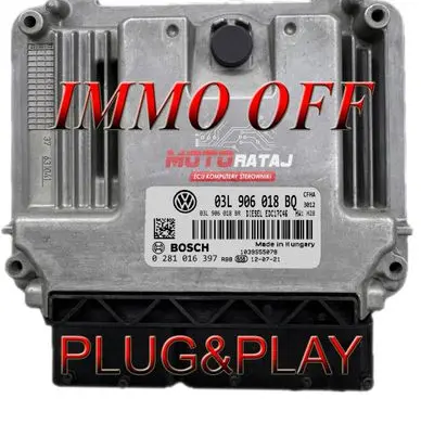 Skoda Yeti (5L) Engine control unit/module 03L906018BQ 03L906018BR 0281016397