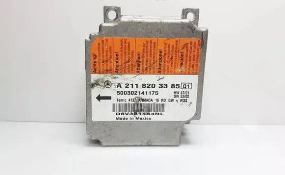 Mercedes-Benz C W203 Airbag control unit/module A2118203385