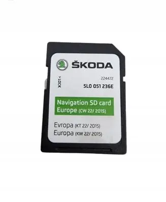 Skoda Fabia Mk3 (NJ) Navigation maps CD/DVD 5L0051236E
