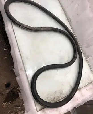 Opel Astra L Rubber seal rear door 9838518980