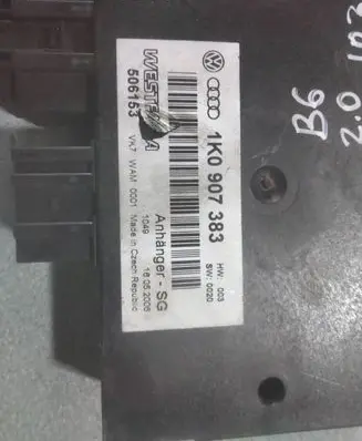 Volkswagen PASSAT B6 Tow bar trailer control unit/module 1K0907383 506153