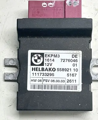 BMW X5 E70 Fuel injection pump control unit/module 7276046 111733295 55892110