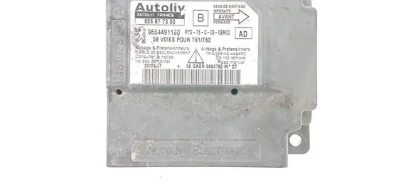 Peugeot 307 Airbag control unit/module 9654491180