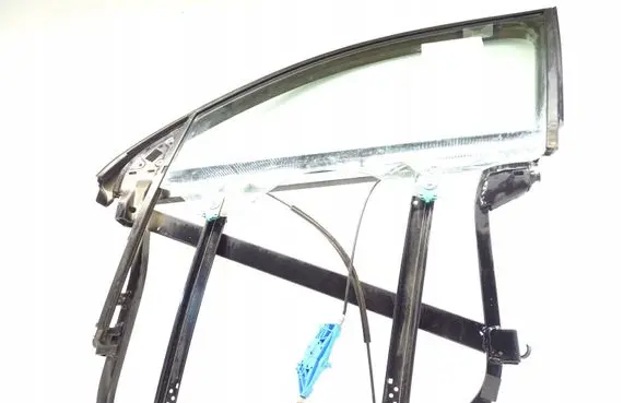 Volkswagen Touareg I Front door manual window regulator 7L0837461C