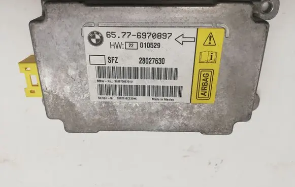 BMW 7 E65 E66 Airbag control unit/module 6970897 65776970897