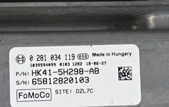 Ford Transit Other control units/modules HK415H298AB 0281034119 1039S94099