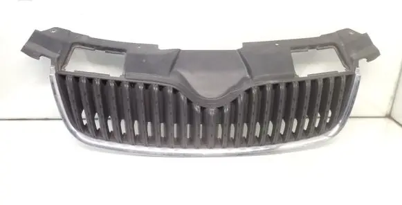 Skoda Roomster (5J) Front bumper upper radiator grill 5J0853668A 5J0853607