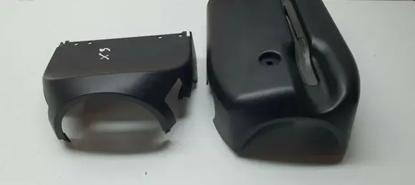 Steering wheel column trim