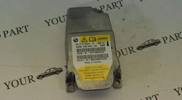 BMW 5 E60 E61 Airbag control unit/module 9118931