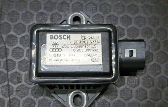 Audi A6 S6 C5 4B ESP acceleration yaw rate sensor 8E0907637A 0021372 0265005245