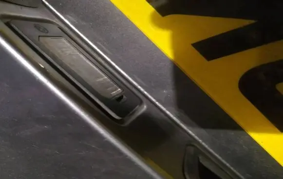 BMW X5 E70 Number plate light