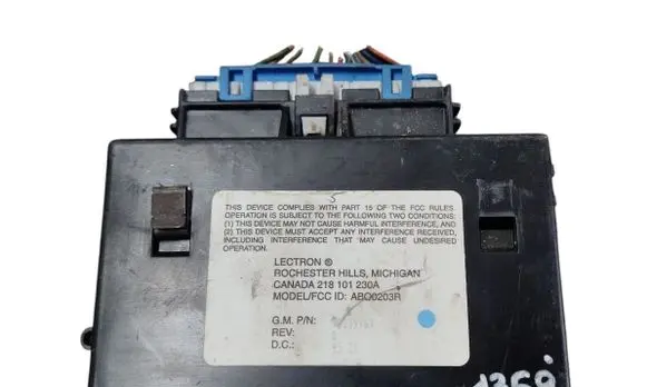 Pontiac Trans Sport Comfort/convenience module 10239767 218101230 ABO0203R