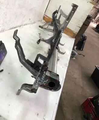 Opel Corsa F Dashboard cross member/frame bar 9824963080