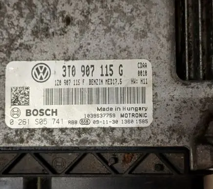 Skoda Superb B6 (3T) Engine control unit/module 3T0907115G 0261S05741 MED175