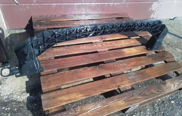 Front bumper support beam