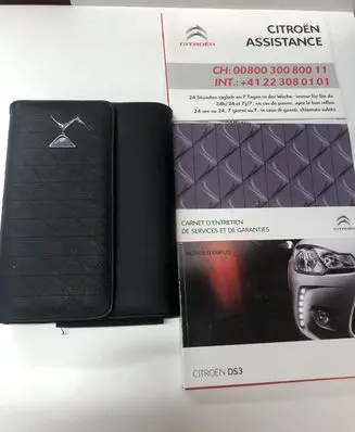 Citroen DS3 Owners service history hand book 