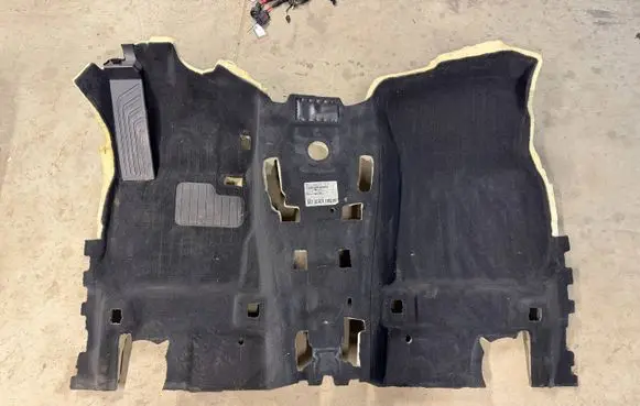 BMW X3 G01 Front floor carpet liner 7446644 744664421