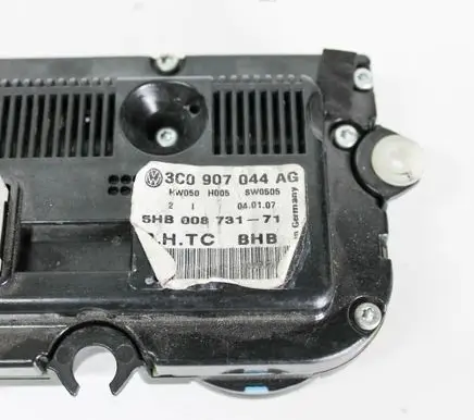 Volkswagen Golf V Interior fan control switch 3C0907044AG