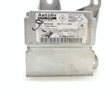 Peugeot 308 SW Airbag control unit/module 9665100080 610714900