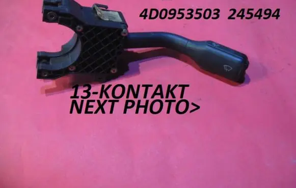 Audi A4 S4 B5 8D Wiper control stalk 4D0953503 245494