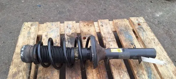 Front shock absorber with coil spring