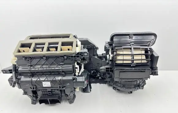 Interior heater climate box assembly